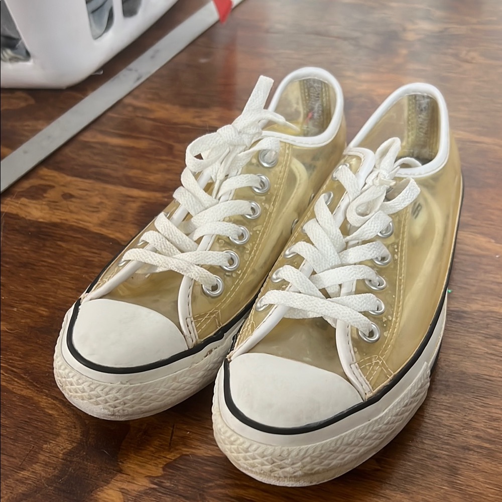 Women's Gold Sneakers - Picture 9 of 10